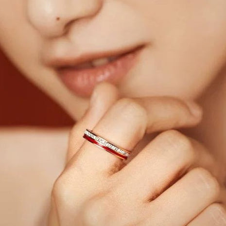 ROSE GOLD TITANIUM RING