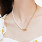 BAROQUE PEARL COLLARBONE NECKLACE