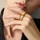 ANTIQUE GOLD STACKABLE RINGS