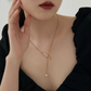 【LOEM】GOLD CLIP DESIGN NECKLACE