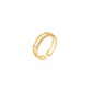 Zirconia Double Ring
