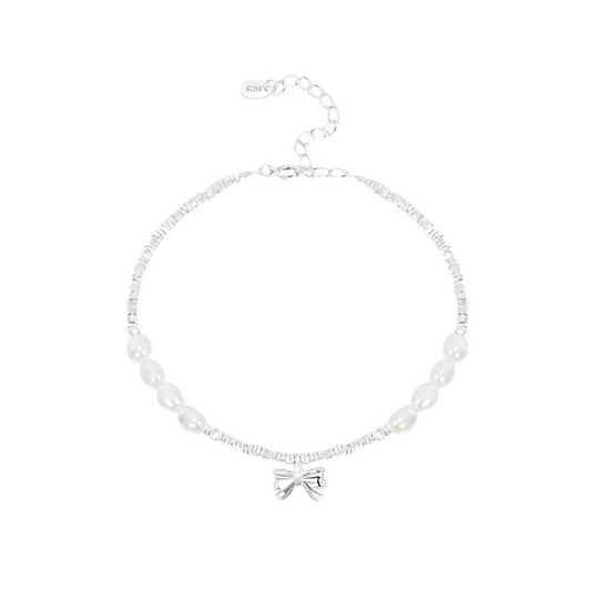 RIBBON PEARL BRACELET