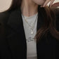 CHIC LAYERED PEARL NECKLACE