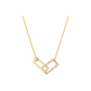 ZIRCONIA CROSS NECKLACE