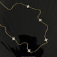 STERLING SILVER CLOVER NECKLACE