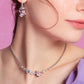 PINK HEART COLLARBONE NECKLACE