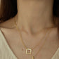 LAYERED TITANIUM-STEEL NECKLACE