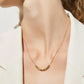 NICHE GOLD SQUARA NECKLACE