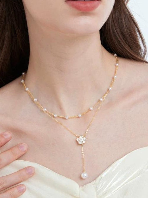 LUXURY PEARL COLLARBONE NECKLACE