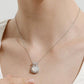CRYSTAL FOUR LEAF CLOVER NECKLACE