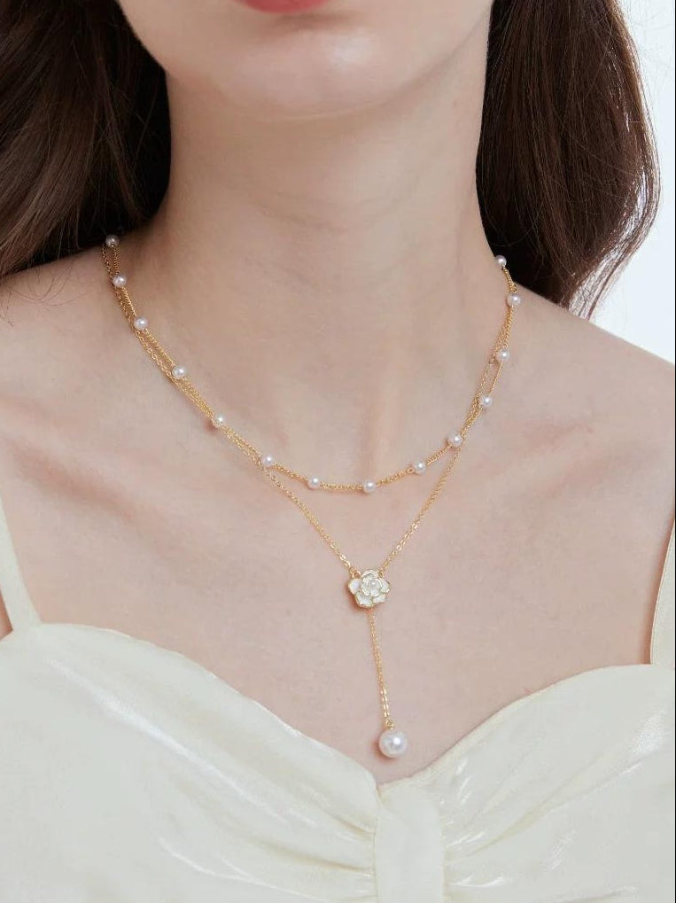 LUXURY PEARL COLLARBONE NECKLACE