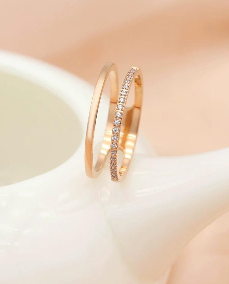 CHIC STACKABLE RINGS SET