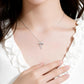 SILVER BOW COLLARBONE NECKLACE