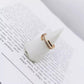 18K GOLD DOUBLE-LOOP RING