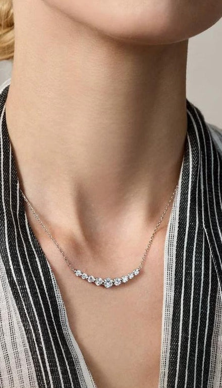 ELEGANT ZIRCONIA COLLARBONE NECKLACE