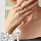 SNOWFLAKE PEARL RING