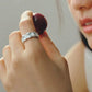 GRUNGE STYLE TITANIUM STEEL RING