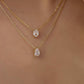 TEARDROP ZIRCONIA NECKLACE
