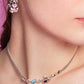 PINK HEART COLLARBONE NECKLACE