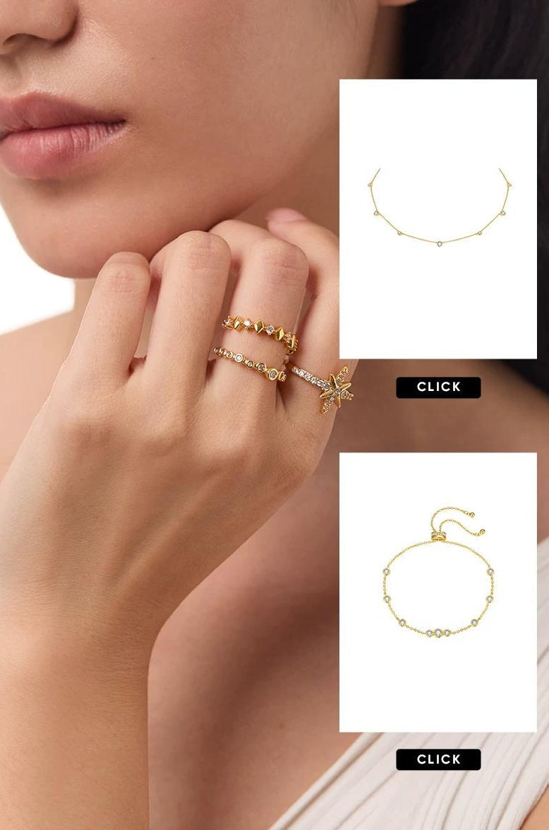 ZIRCONIA STACKABLE RING SET