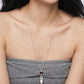 HERRINGBONE PENDANT NECKLACE
