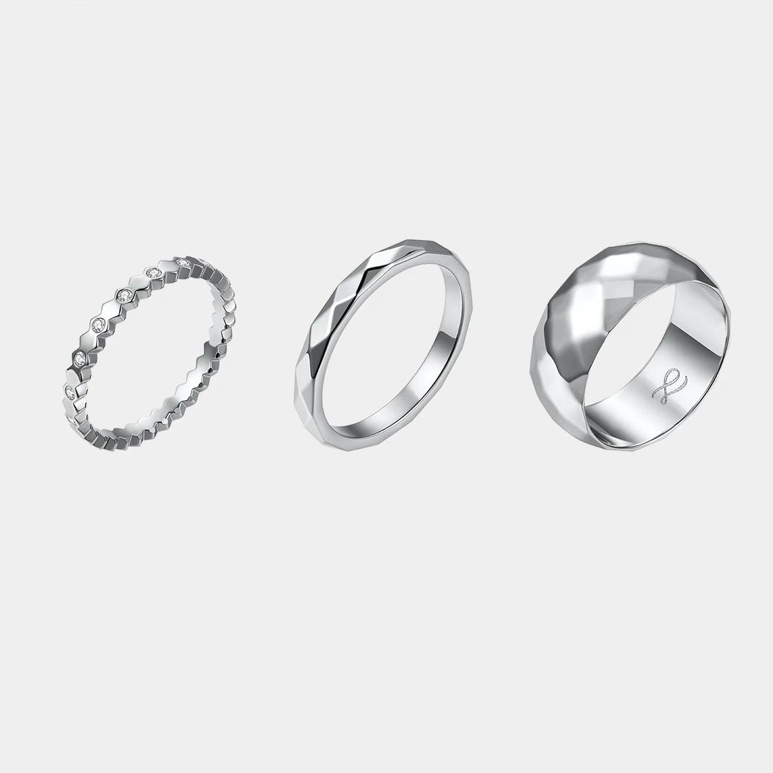 LIGHT LUXURY TITANIUM STEEL RING