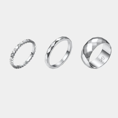LIGHT LUXURY TITANIUM STEEL RING