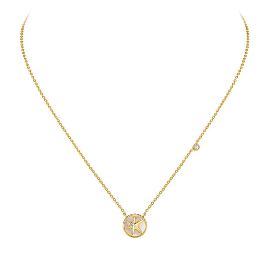 LUXE ZIRCONIA PEARL NECKLACE