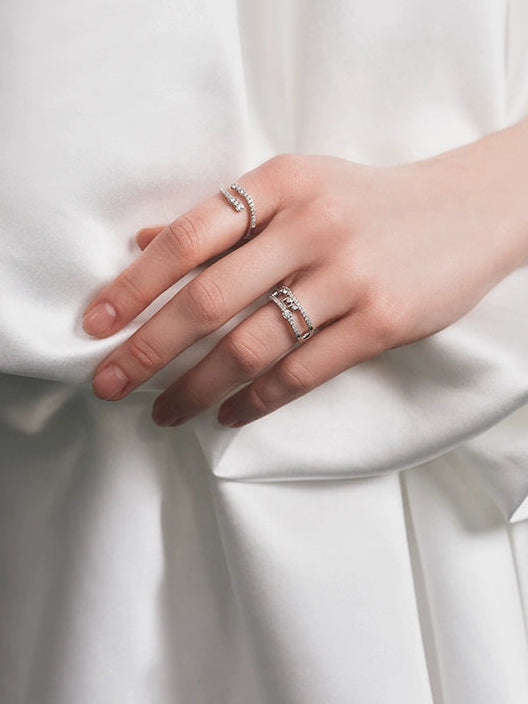 ZIRCONIA OPEN RING JEWELRY