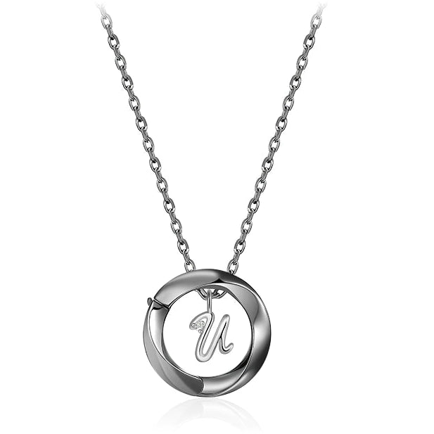 STERLING SILVER COUPLES NECKLACE