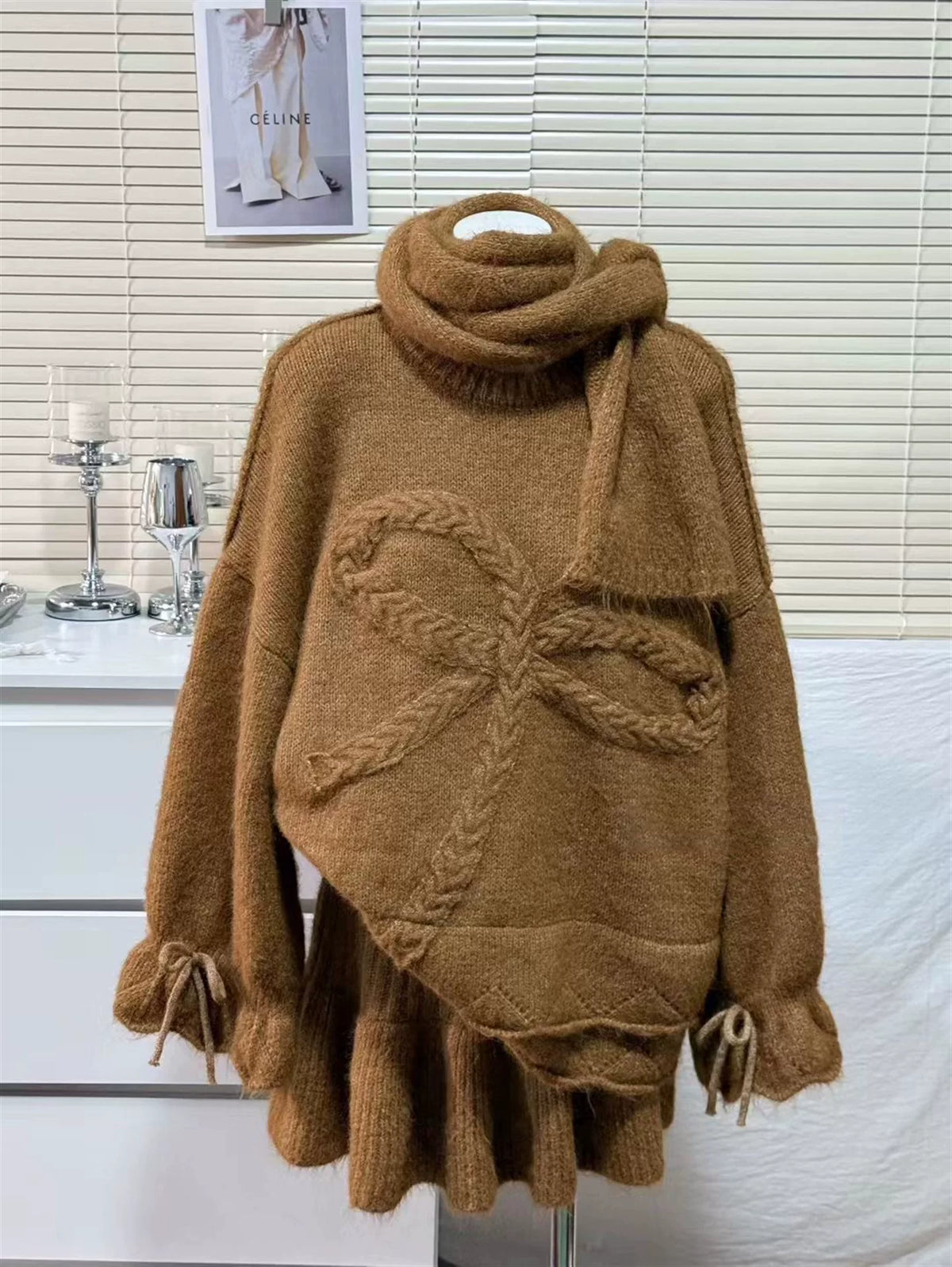 CHIC 3-PIECE SWEATER SET