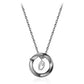 STERLING SILVER COUPLES NECKLACE