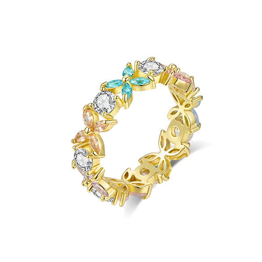 ZIRCONIA BUTTERFLY RING