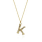 GOLD INITIAL PENDANT NECKLACE