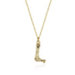 GOLD INITIAL PENDANT NECKLACE