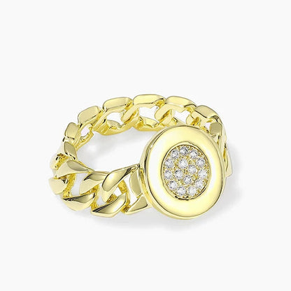 RETRO ROUND RING JEWELRY
