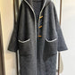 HOODED KNIT SWEATER JACKET