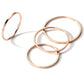 ROSE GOLD STACKING RING SET