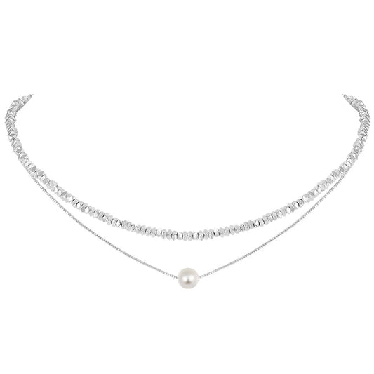 LAYERED MERMAID BEAD NECKLACE