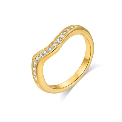 RETRO GOLD STACKING RINGS SET