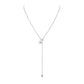 GRAY PEARL TASSEL NECKLACE
