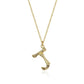 GOLD INITIAL PENDANT NECKLACE