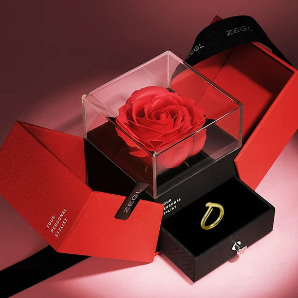 GEOMETRIC COUPLE RINGS SET