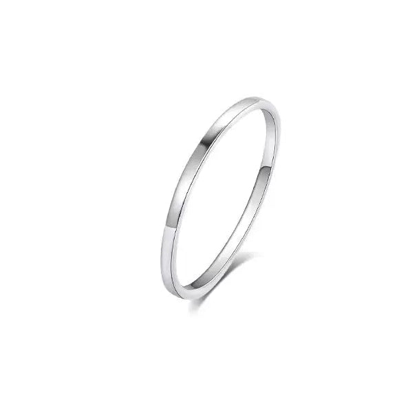 VEGAN SILVER INDEX FINGER RING SET