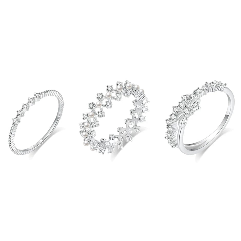 LUXURY STACKING RING SET