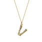 GOLD INITIAL PENDANT NECKLACE