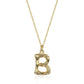 GOLD INITIAL PENDANT NECKLACE