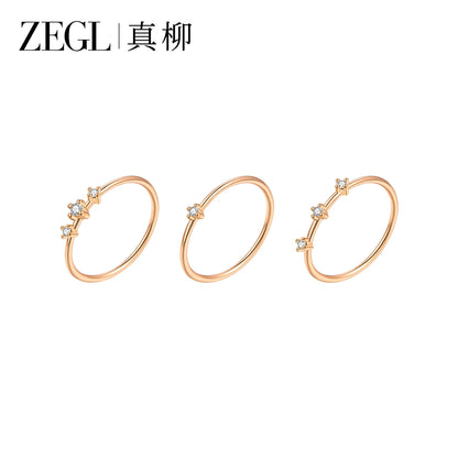 ROSE GOLD STACKING RING SET【重複】