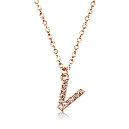 MINIMALIST LETTER PENDANT NECKLACE