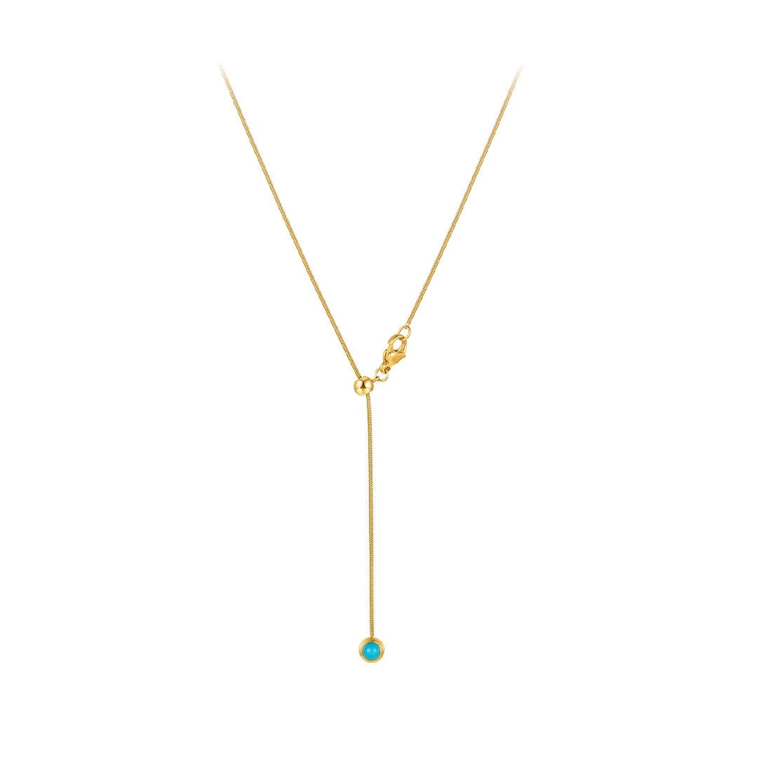 GOLD SNAKE BONE NECKLACE